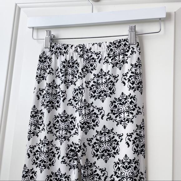 Damask Wallpaper Print Semi Sheer Leggings XS - Picture 6 of 6